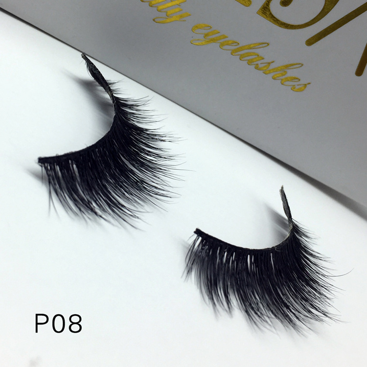 3D Eyelashes Mink Fur Wholesale,Individual Mink Eyelash Vendor YH008